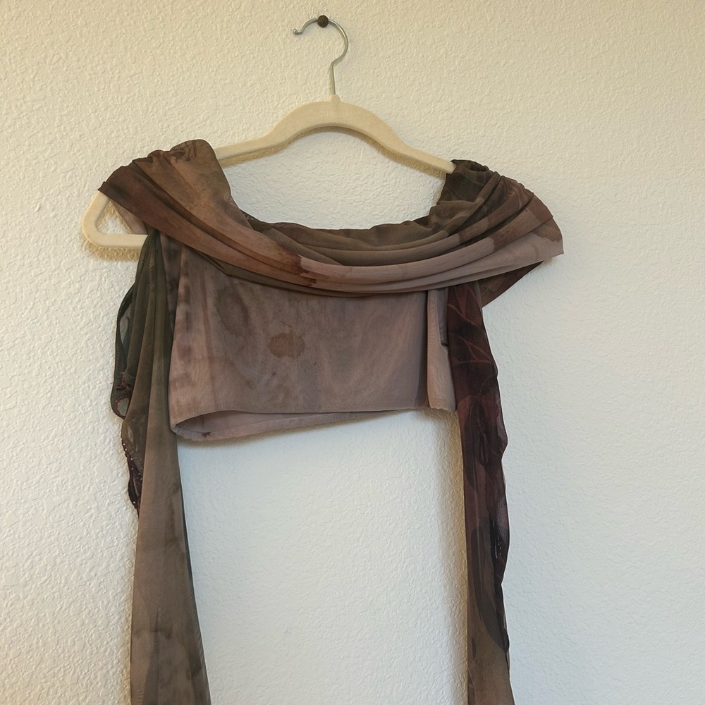 Jaded London Valerie Maxi Skirt & Lace Up Top Set - Picture 8 of 11